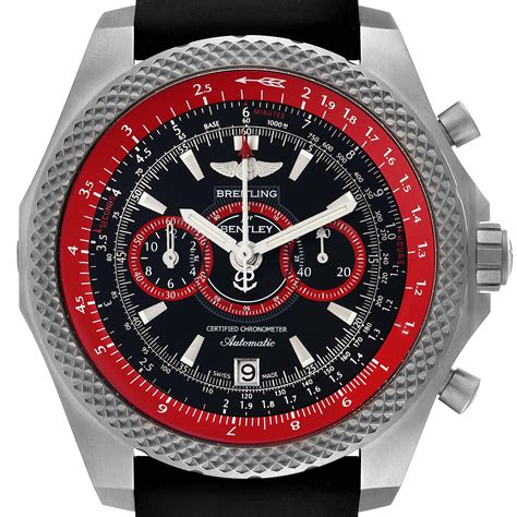 titanium black and red bentley breitling e2736529ba62|Breitling Bentley Titanium E27365 .